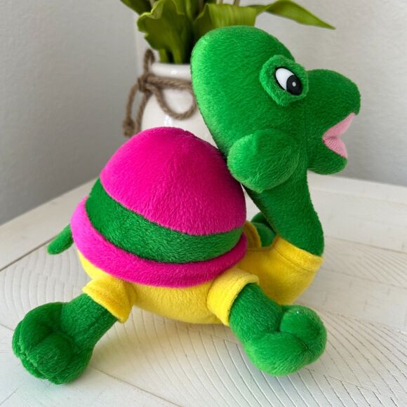 Vintage Cartoon Turtle Las Vegas Circus Circus Stuffed Animal Plush Hat Shell - Picture 3 of 8